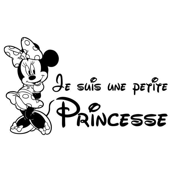 Stickers pour enfants: Minnie, Je suis une petite princesse