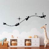 Stickers pour enfants: Peter Pan typographique en italien 3