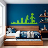 Stickers pour enfants: Evolution Lego Figures