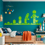 Stickers pour enfants: Evolution Lego Figures