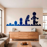 Stickers pour enfants: Evolution Lego Figures