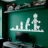 Stickers pour enfants: Evolution Lego Figures