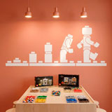Stickers pour enfants: Evolution Lego Figures 8