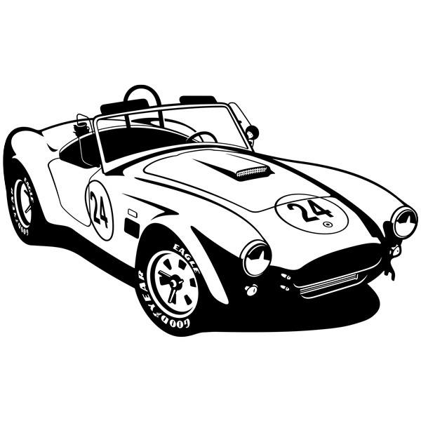 Stickers muraux: Voiture de sport AC Cobra