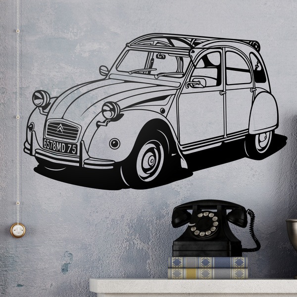 Stickers muraux: Citroën 2CV