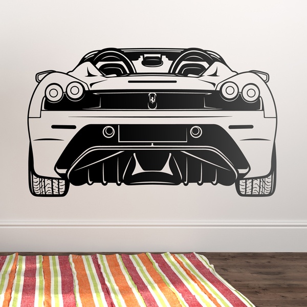 Stickers muraux: Ferrari F430, arrière