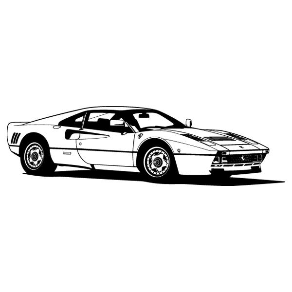 Stickers muraux: Ferrari 288 GTO