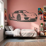 Stickers muraux: Porsche 918 Spyder 13