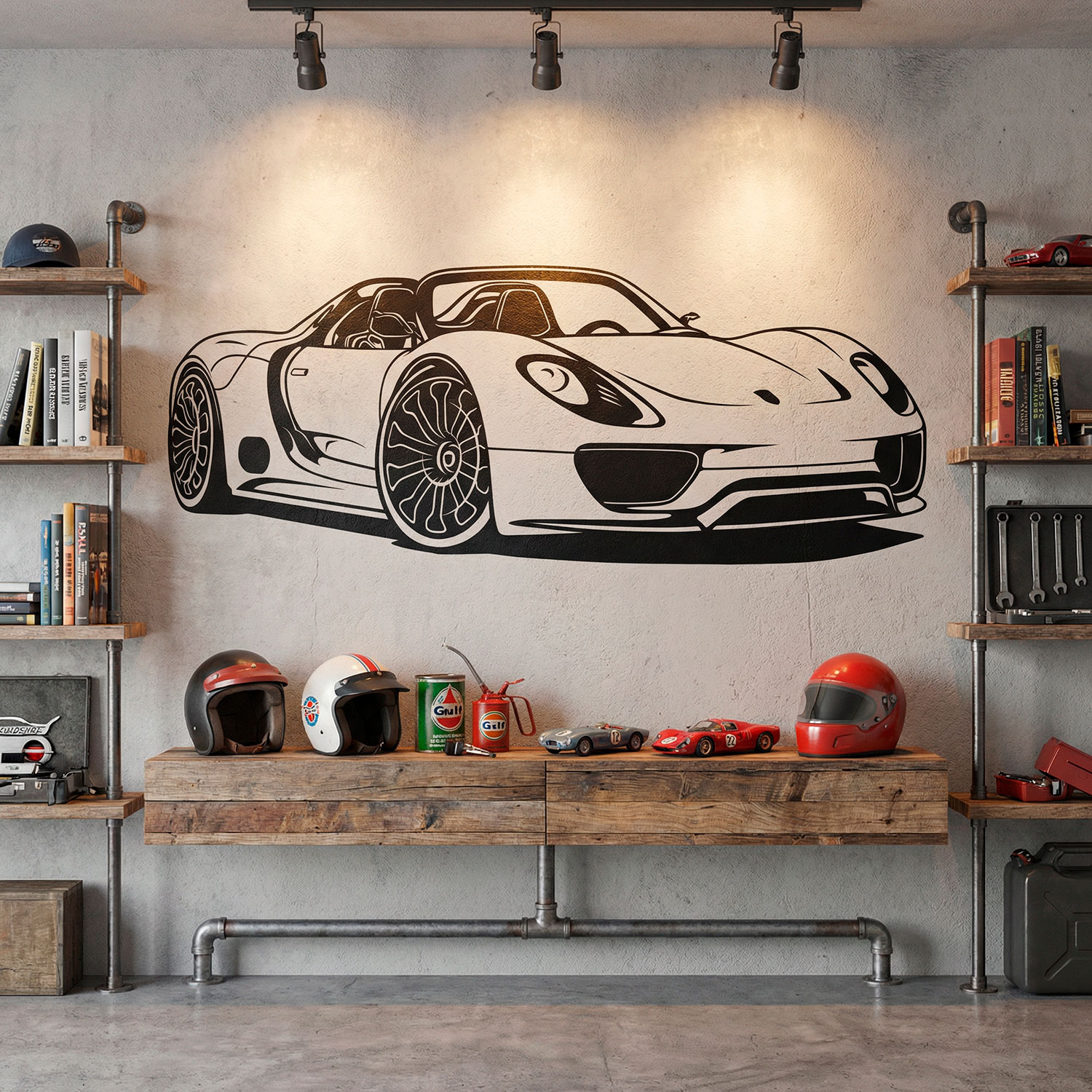 Stickers muraux: Porsche 918 Spyder