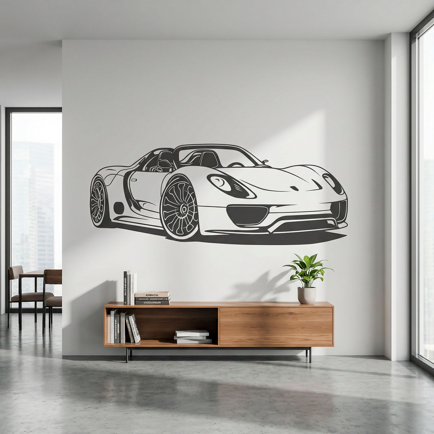 Stickers muraux: Porsche 918 Spyder
