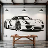 Stickers muraux: Porsche 918 Spyder 10