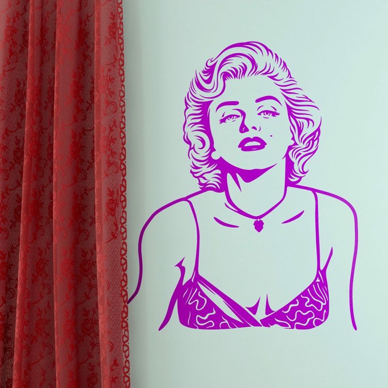 Stickers muraux: Marilyn Monroe