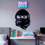 Stickers pour enfants: Visage de Lego Ninja 11