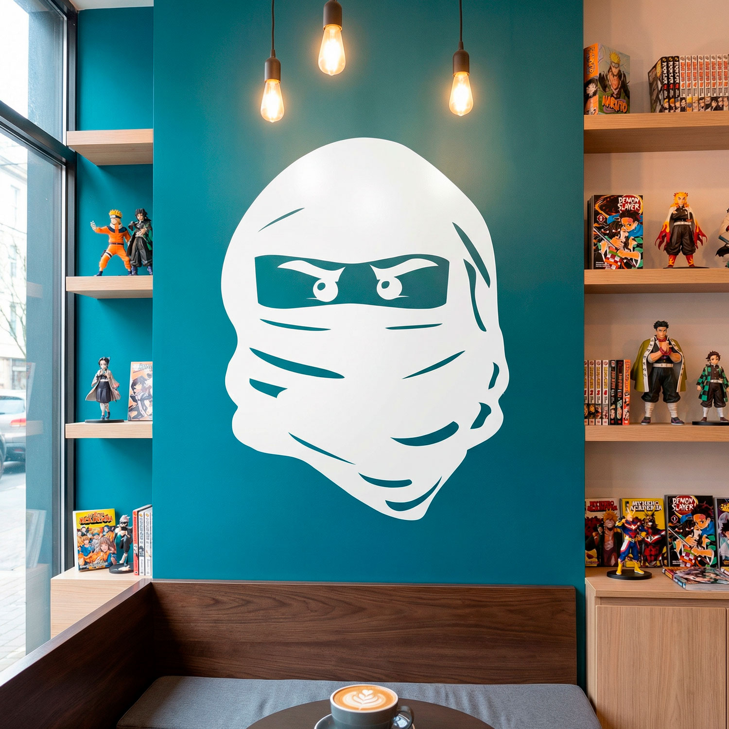 Stickers pour enfants: Visage de Lego Ninja