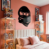 Stickers pour enfants: Visage de Lego Ninja 17