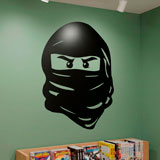Stickers pour enfants: Visage de Lego Ninja 8