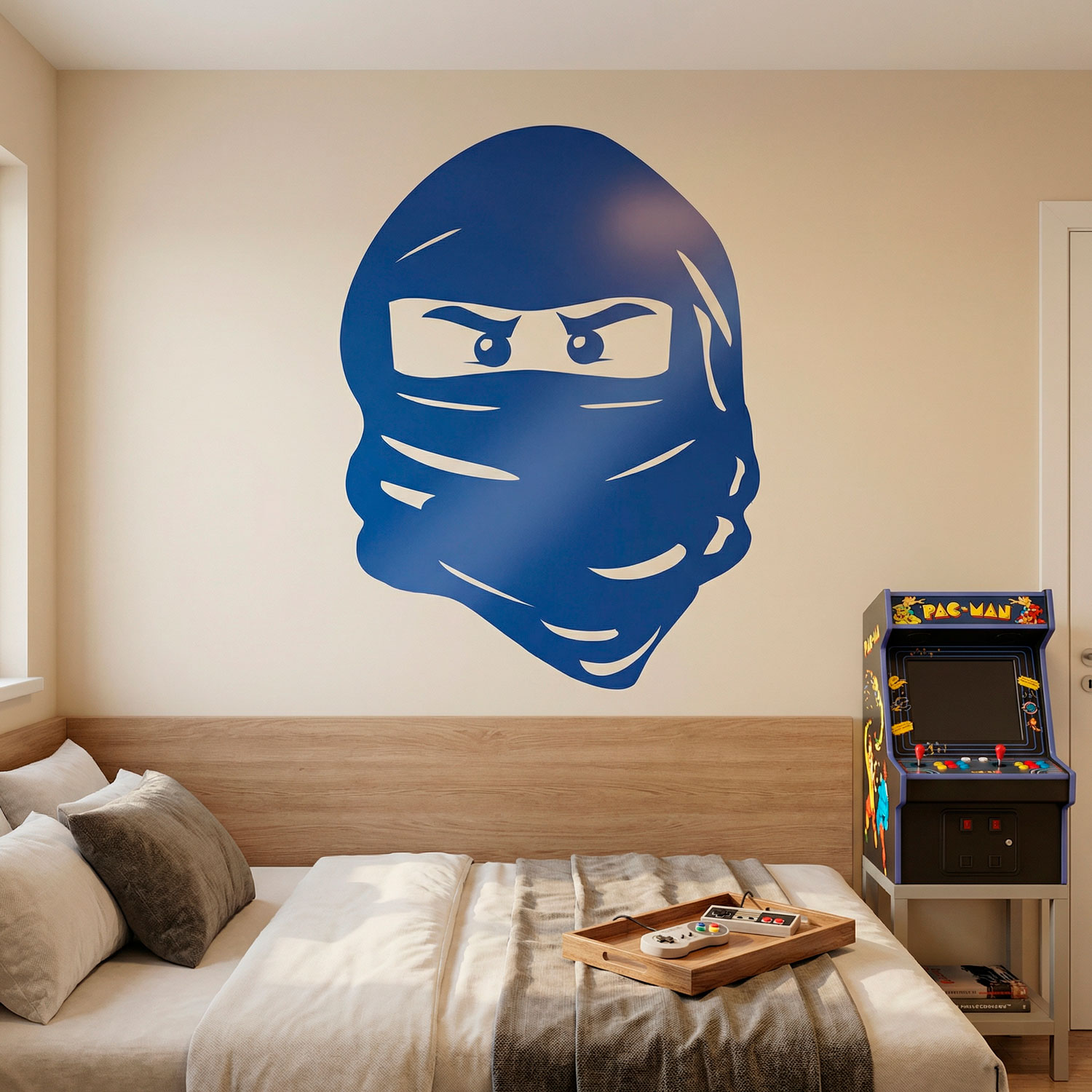 Stickers pour enfants: Visage de Lego Ninja