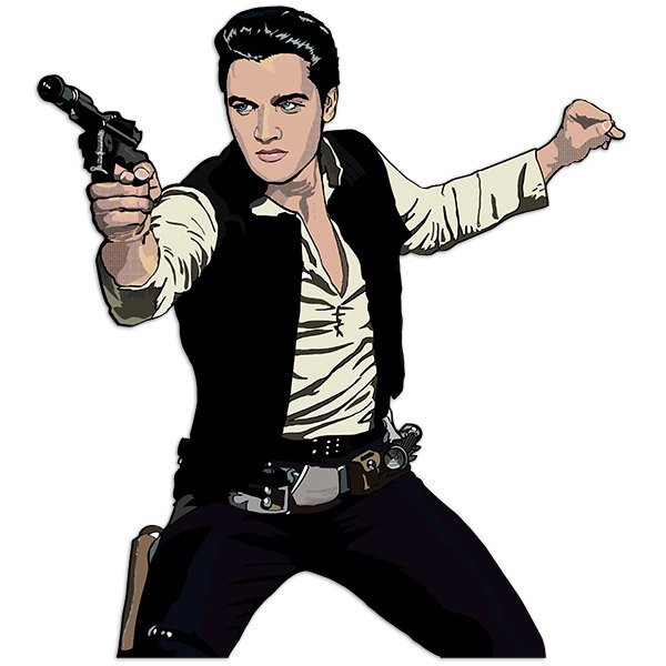 Stickers muraux: Elvis Han Solo