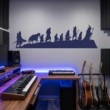 Stickers muraux: Skyline Le Seigneur des Anneaux 13