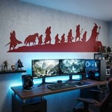 Stickers muraux: Skyline Le Seigneur des Anneaux 10