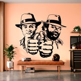Stickers muraux: Bud Spencer et Terence Hill 9