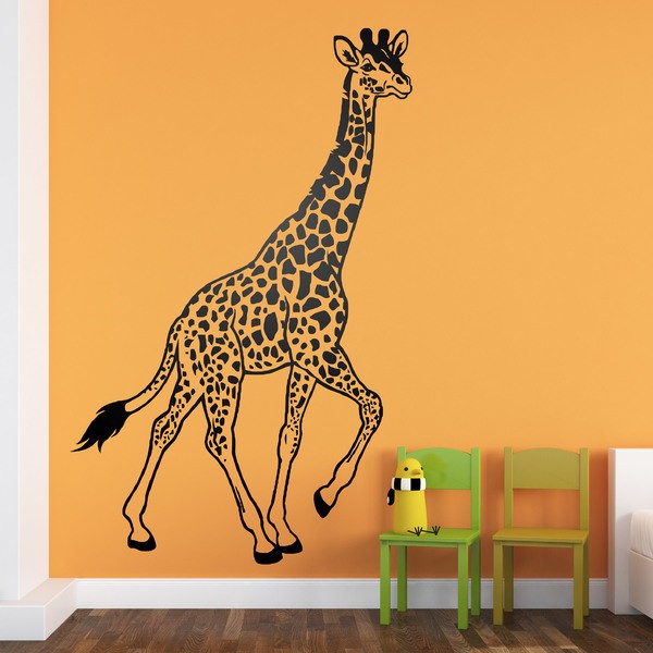Stickers muraux: Giraffe marche