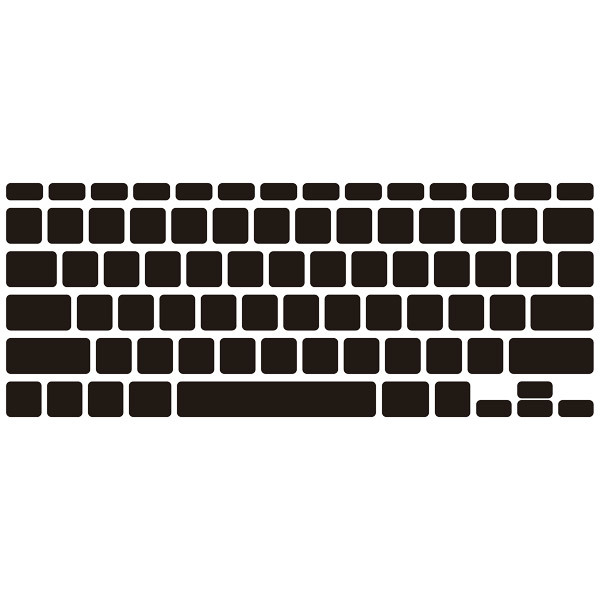 Stickers muraux: Clavier d ordinateur portable