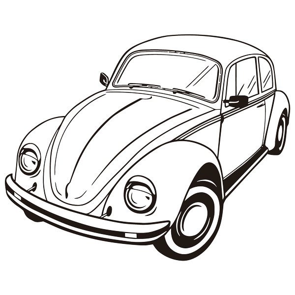 Stickers muraux: Volkswagen Beetle