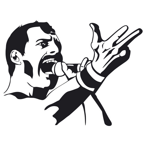 Stickers muraux: Freddy Mercury Queen