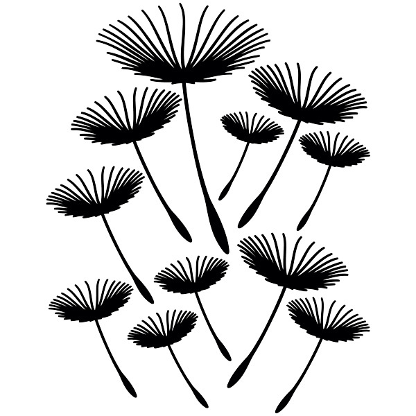 Stickers muraux: Pissenlits florale