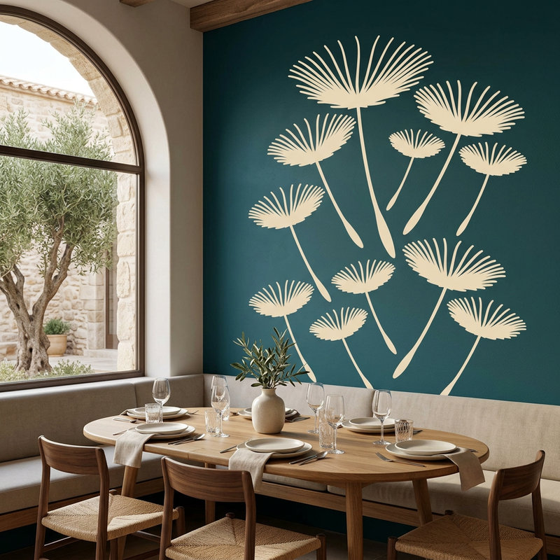 Stickers muraux: Pissenlits florale