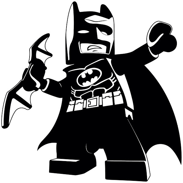 Stickers pour enfants: Figure de Lego Batman