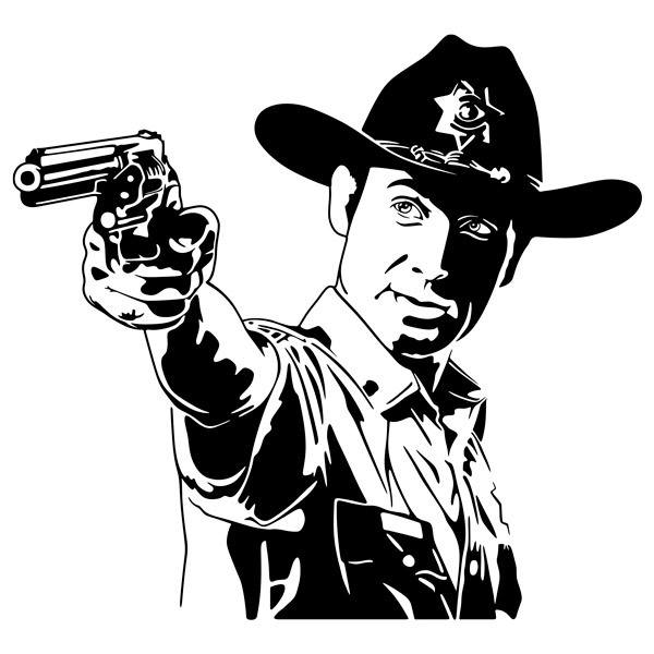 Stickers muraux: Rick Grimes