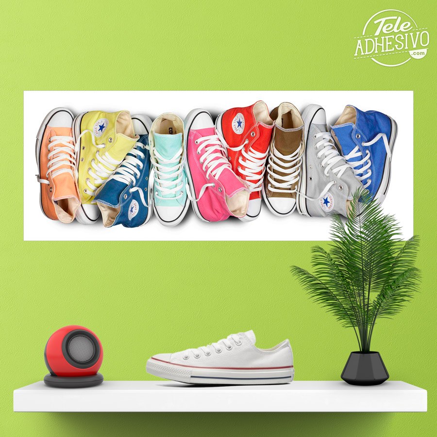 Stickers muraux: Chaussures Converse