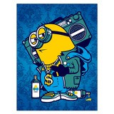 Stickers muraux: Poster adhésif Minion Bomb Box Graffiti 4