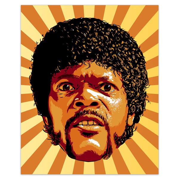 Stickers muraux: Jules Winnfield, Pulp Fiction