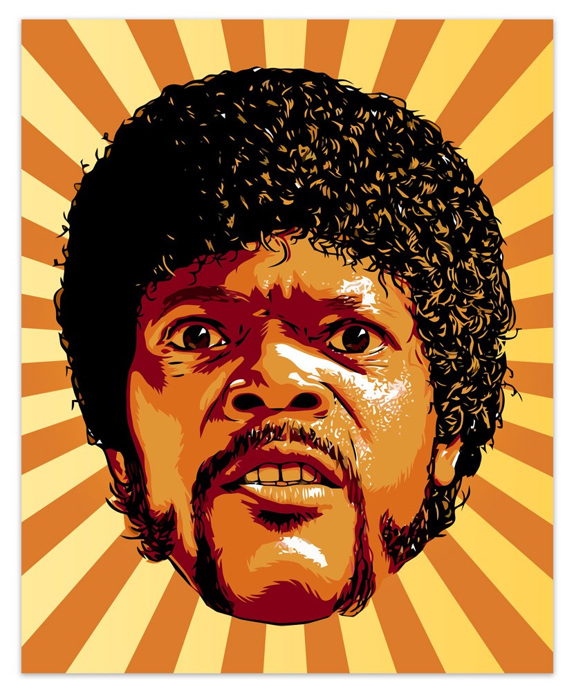 Stickers muraux: Jules Winnfield, Pulp Fiction