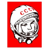 Stickers muraux: Poster Astronaute Yuri Gagarin 4