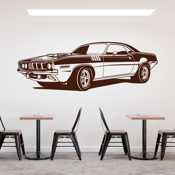 Stickers muraux: Ford Mustang Muscle Car