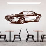 Stickers muraux: Ford Mustang Muscle Car 2