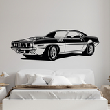 Stickers muraux: Ford Mustang Muscle Car 3