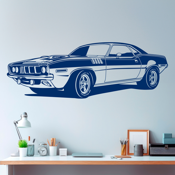 Stickers muraux: Ford Mustang Muscle Car