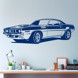 Stickers muraux: Ford Mustang Muscle Car 4