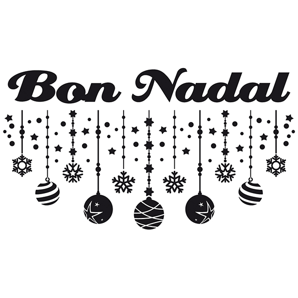 Stickers muraux: Bon Nadal