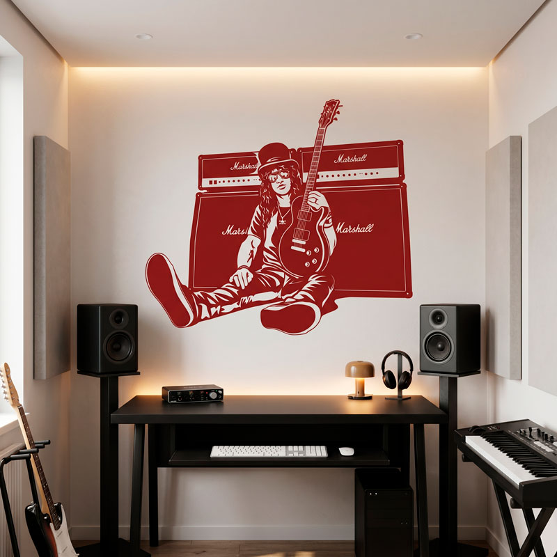 Slash, guitare et haut-parleurs 7