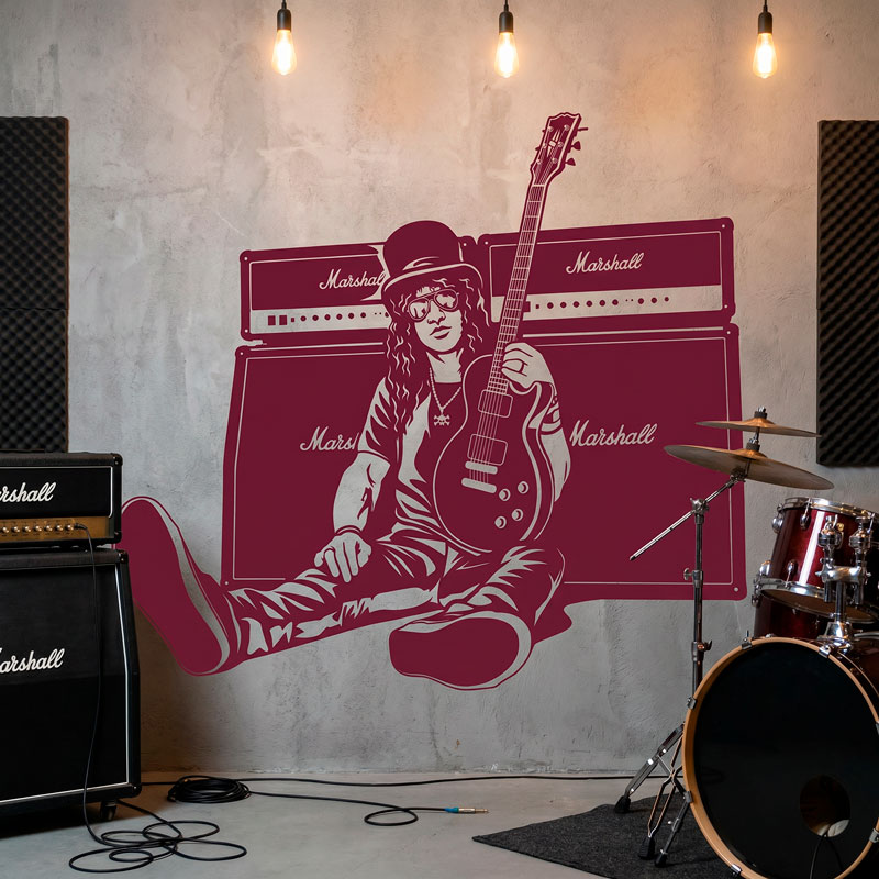 Slash, guitare et haut-parleurs 8