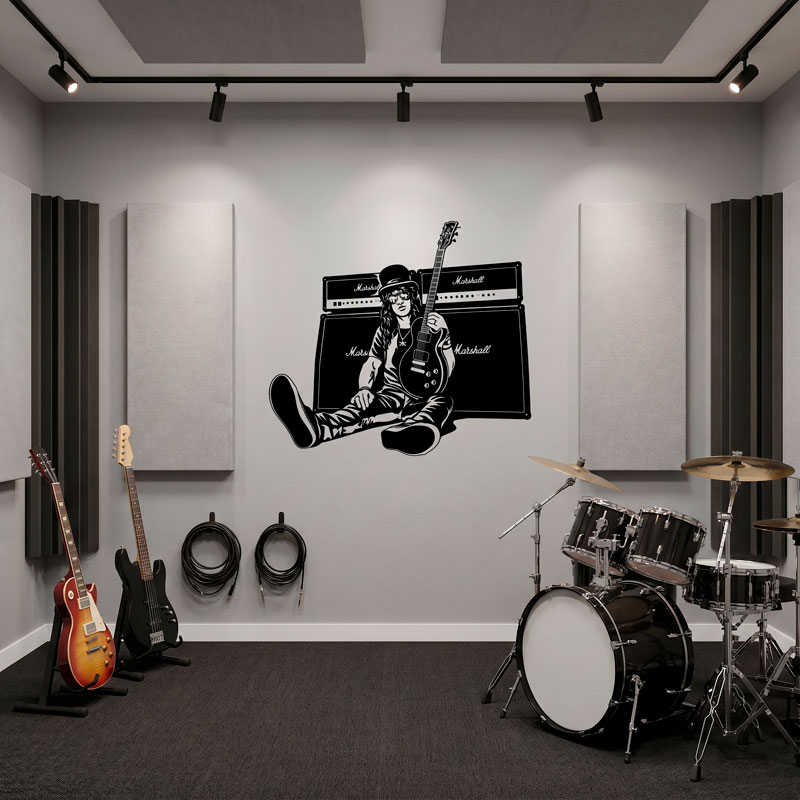Slash, guitare et haut-parleurs 9