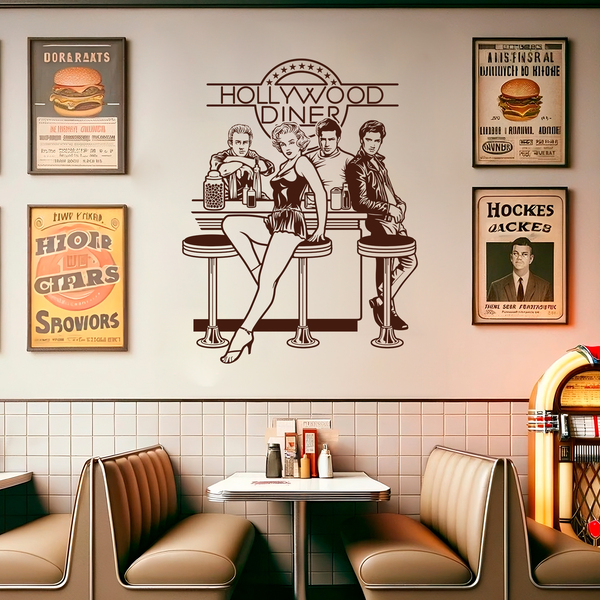 Stickers muraux: Hollywood Diner