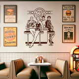 Stickers muraux: Hollywood Diner 4