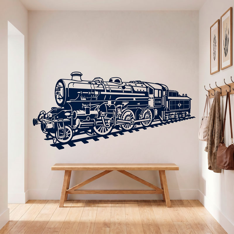 Train &agrave; vapeur locomotive 7/9